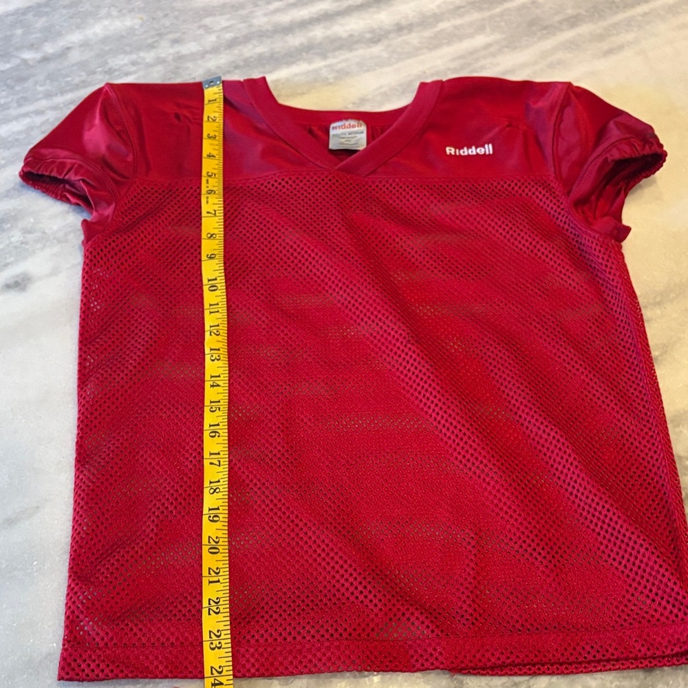 Riddell Kids Red Sports Jersey - Picture 9 of 11